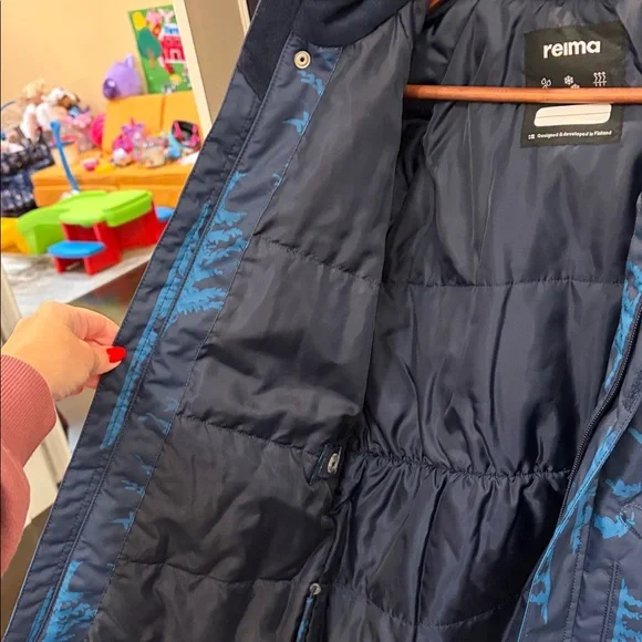 Reima boys ski Blue Jacket size 9 new no tags - Picture 6 of 9